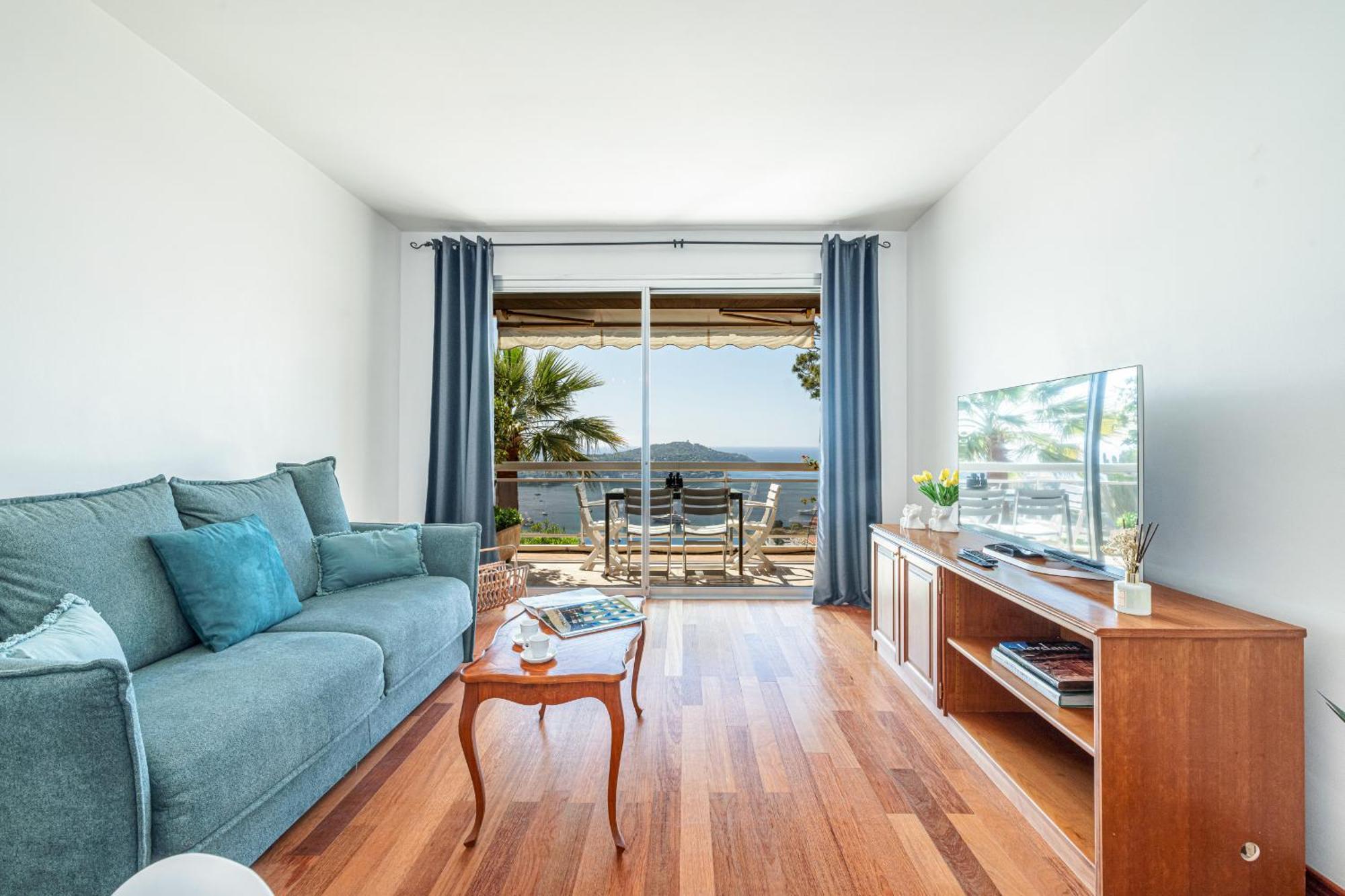 Extraordinary Sea View - 1 Bdr With Ac Διαμέρισμα Βιλφράνς-συρ-Μερ Εξωτερικό φωτογραφία